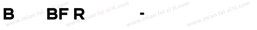 Bonn BF Regular字体转换